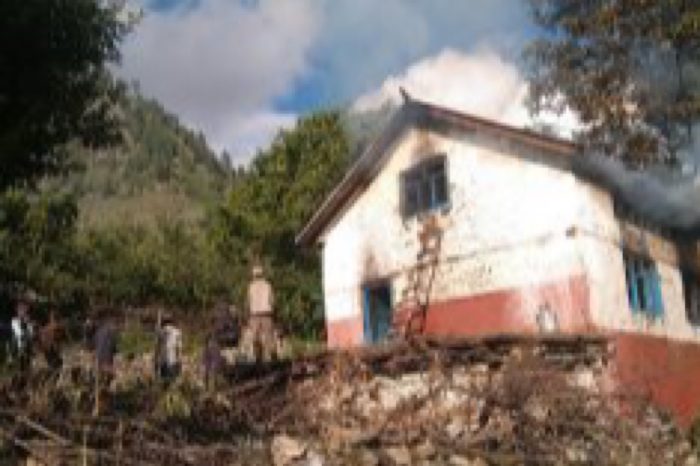 Family home reduced to ashes in Nepal as caste prejudice takes a devastating toll