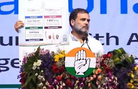 Rahul Gandhi Launches Cong Poll Manifesto In Hyderabad, Calls ED 'Extortion Directorate'