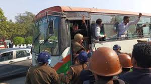 Noida police detain farmers protesting at Rashtriya Dalit Prerna Sthal